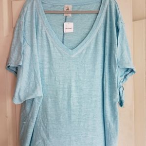 We The Free Turquoise T-Shirt NEW Size L